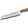 Arcos Nordika serijos Santoku peilis - nerūdijantis plienas Nitrum - ašmenys 190 mm - ovengkol medinė rankena 100% natūrali Fsc - 100% perdirbta pakuotė - ruda spalva