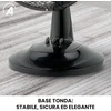 Ardes - ar5ea23b tylus stalo ventiliatorius 3 mentės new easy 23 - ardes ventiliatorius visiškai juodas osciliuojantis su vertikaliu pakreipimu ir rankiniu valdymu - ardes stalo ventiliatorius 2 greičiai