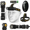 Armytek daugiafunkcinis sportinis kempingo priekinis žibintas su stipria šviesa ir šilta spalva