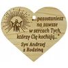 Artmaker Širdelės formos pakabukas žvakei, su virvele, personalizuojamas