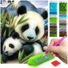 Artpro Deimantinė tapyba Panda gamta zoo gyvūnai Pandy mozaikos rinkinys su priedais