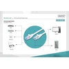 Assmann Digitus Patch kabelis Rj45 Cat 5e Sf/utp Awg 26/7 Premium Shielded 10 m pilkas