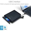 Asus Zendrive V1m (sdrw-08v1m-u) išorinis Dvd įrašymo įrenginys (integruotas kabelio laikymo dizainas, Usb-c sąsaja, suderinamas su Windows 11 ir Macos, M-disc) 90dd02l0-m29000