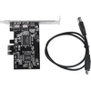 Atminties kortelė Pci Express kortelė, pci-e pci express firewire 1394a ieee 1394 valdiklio kortelė su firewire kabeliu 800 mbps valdiklio kortelė firewire su ieee 1394-1995, skirta nuosekliai didelio našumo magistralei