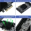 Atminties kortelė Pcie 4x 10 Sata Lizdų Plėtimosi Kortelė su Laikikliu