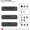 Atminties kortelių skaitytuvas, Benfei 4 viename usb usb-c į sd micro sd ms cf kortelių skaitytuvo adapteris