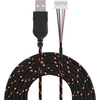 Atsarginis usb kabelis Steelseries Kana pelėms, 2.2 m (juodas + baltas)