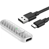 Atumtek bluetooth nuotolinio valdymo pultas su anglies pluošto dizainu, įkraunamas kameros nuotolinio valdymo pultas, skirtas ios ir android išmaniesiems telefonams, kompaktiškas ir nešiojamas, su type-c įkrovimu, 10 m atstumas, bluetooth 5.0