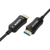 Atzebe hdmi šviesolaidinis kabelis hdmi 2.1 kabelis 15 m 48 gbps didelės spartos kabelis 8k @ 60hz 4k @ 120hz palaiko dolby dynamic hdr hdcp 2.3 earc