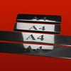 Audi A4 B6 Nerūdijančio plieno slenksčių apdailos juostos, blizgus paviršius (304)