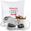 Audi puodelio ir pagalvės rinkinys