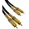 Audio cinch 2rca 2xrca kabelis Cross-tech R5 Gold - 1,5m