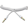 Audio laidas 3.5mm stereo lizdas, 150cm, baltas, spiralinis