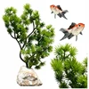 Augalas akvariumui, dirbtinis bonsai, aukštis 22 cm