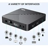 Ausinės Rupa Android Tv Box 11.0, 2024 Smart Tv Box 2gb Ram 16gb Rom Palaiko Hdr10.0 Wifi5 Dolby, Chromecast, Hulu, Netflix, Prime Video, Disney+ su nuotolinio valdymo pulteliu balsu, baltas