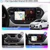 Automagnetola Bxliyer Android 14 automobilinis radijas Hyundai Grand I10 (2013-2018) navigacijos radijas - 4g + 64g - Dsp/carplay/android Auto - kamera + Mic - Ips 9 colių 2 Din - vairo valdymas dviejų dažnių Wifi Dab 360-cam