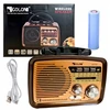 Automagnetola Colon Nešiojamas retro stiliaus virtuvinis radijas su akumuliatoriumi, Usb ir Bt