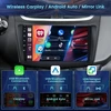 Automagnetola Fuluku 2+64g android automobilinis radijas, skirtas suzuki swift 2011-2017 su belaidžiu carpaly ir android auto, 9 colių ips jutiklinis ekranas su bluetooth/gps/atbuline kamera/fm/wifi/swc/26ui