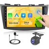 Automagnetola Fuluku 2+64g android automobilinis radijas, skirtas suzuki swift 2011-2017 su belaidžiu carpaly ir android auto, 9 colių ips jutiklinis ekranas su bluetooth/gps/atbuline kamera/fm/wifi/swc/26ui