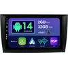 Automagnetola Sxauto android 14 ips automobilinis radijas vw golf 6 (2008-2016) - integruotas carplay android auto - atbulinės eigos kamera nemokamai - 2g + 32g - vairo valdymas dab greitas įkrovimas wifi bluetooth - 2 din 9 colių