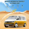 Automobilio saulės skydelio pakeitimas, skirtas vw t5 t6 swb, 8 vnt. sulankstomų saulės atspalvių rinkinys automobilio vidiniam dangčiui, priekinio stiklo uždangalas, blokuojantis 99% uvr ir išlaikantis vėsesnę transporto priemonę
