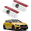 Autoqi pasveikinimo lemputė mercedes w176 w177 w205 w242 w247 w212 w213 led amg projektoriaus įėjimo apšvietimo logotipo lazerinė durų lemputė a35 c43 c63 e53, 2 vnt.