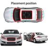Autoxbert 8 m / 26 ft T formos automobilio durų guminė sandarinimo juosta, lipni sandarinimo padanga priekiniam stiklui, skirta automobilio durų langų dekorui, lanksti, atspari vandeniui