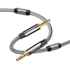 Aux kabelis 3.5 jack į 3.5 jack kabelį, 3.5 mm audio kabelis Hifi stereo, 4 kontaktų palaiko mikrofoną ausinėms (ctia), mobiliajam telefonui, garsiakalbiui, automobilio radijui, Mp3 grotuvui, Ps4, XBOX One (3 m - 4 kontaktų)