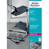 Avery Zweckform 3561 skaidrės projektoriui, 0,13 mm, padidinto storio, dengtos, sukraunamos, labai atsparios karščiui