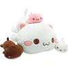 Axolotl šeimos minkštas pliušinis žaislas - 4 figūrėlės