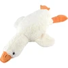 Aynkh pliušinis žaislas žąsis, 50 cm, miela ir minkšta pliušinė pagalvėlė, didelė balta žąsies lėlė, gali būti naudojama kaip pagalvė, lopšinė kūdikiams, tinkama svetainei