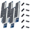 Azdelivery 5 x Max7219 Led modulis Tm1637 8 bitų 7 segmentų Led ekranas, suderinamas su Arduino ir Raspberry Pi, su el. knyga