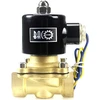Ventiliatorius Bacoeng 3/4" Bsp Ac220v žalvarinis elektrinis solenoidinis vožtuvas N/c orui vandeniui alyvai