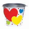 Baker Ross Ax626 Mini skardinis kibirėlis, idealus vaikams dažyti ir dekoruoti, sėti sėklas, puikiai tinka naudoti viduje ir lauke - 5 vnt.