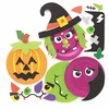 Baker Ross fe744 halloween rinkinys, pasigaminkite savo halloween dekoracijas vaikams, halloween menas ir amatai vaikams, skirti personalizuoti, 4 vnt.