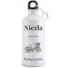 Baltas gertuvė su karabinu 500 ml + spauda - "niezła szprycha" + Vardas