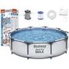 BASEINAS BESTWAY KARKASINIS SODAS APVALUS DIDELIS RINKINYS POMPA FILTRAS 305 x 76