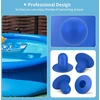 Baseino išleidimo angos dangteliai Intex Pvc 5 vnt.