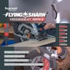 Bayerwald Flying Shark medžio pjovimo diskas, skersmuo 125 mm (6 dantys) – drožimui, žievės pašalinimui – idealus galios drožimui