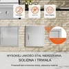 BBQ Nerūdijančio plieno grilio durelės