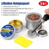 Beeyuihf litavimo antgalių valymo rinkinys - bešvinis litavimo antgalių reaktivatorius 16 g + kanifolijos srauto pasta (1,76 oz/50 g) + litavimo kempinės valymas (50 x 35 x 5 mm) + litavimo antgalių valiklis