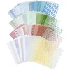 Bekecidi 60 lapų scrapbooking popieriaus rinkinys, "pasidaryk pats" dekoravimo medžiagos, tinklinis specialus popieriaus rinkinys, rankų darbo tekstūruotas popierius scrapbooking žurnalui, 4 stiliai