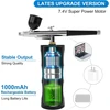 Belaidis Airbrush Kompresorius su 0.4mm Antgaliu, Įkraunamas