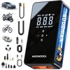 Belaidis automobilinis kompresorius elektrinis siurblys 6000mah 12v
