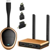 Ausinės Belaidis hdmi siųstuvas ir imtuvas 4k, 5g hd hdmi belaidis imtuvas 164ft/50m, belaidis hdmi siųstuvas palaiko garso ir vaizdo įrašus iš mac/tabletės/pc/kameros/ps4/5 į hdtv/projektorių/monitorių, oranžinis