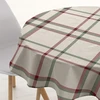 Belum Kalėdinė staltiesė, skersmuo 140 cm, apvali, 100% medvilnė, padengta derva, atspari dėmėms, nelaminuota, kalėdinis modelis