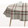 Belum Kalėdinė staltiesė, skersmuo 140 cm, apvali, 100% medvilnė, padengta derva, atspari dėmėms, nelaminuota, kalėdinis modelis