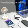 Benfei 4 prievadų usb 3.0 šakotuvas, usb skirstytuvas 5 gbps usb kelių jungčių usb a skirstytuvas, skirtas pelei, klaviatūrai, atmintinei, u diskui, spausdintuvui, suderinamas su nešiojamuoju kompiuteriu, stacionariu kompiuteriu, XBOX ps5 ir meh