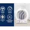 Beper P203ter202 ventiliatorinis šildytuvas, 2000 W, 2 pasirenkami galios lygiai, kompaktiškas ventiliatorinis šildytuvas su reguliuojamu termostatu, eco režimas ir automatinis išjungimas, baltas