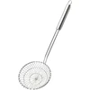 Best Utensils Azijos virtuvės nerūdijančio plieno voro koštuvas profesionalus vielinis skimeris su spiraliniu tinkleliu (dia. 13 cm)
